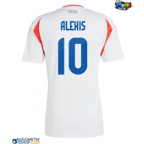 Moški Nogometni dresi Čile Alexis Sanchez #10 Gostujoči Copa America 2024 Kratek Rokav